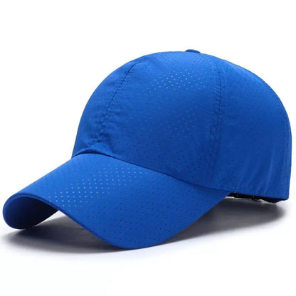 Dry Quickly Sun Cap Woman Outdoors Casual Sport Hat Men Big Size Baseball Cap 60-65cm Adjustable Sun Visor Cap Peaked Cap