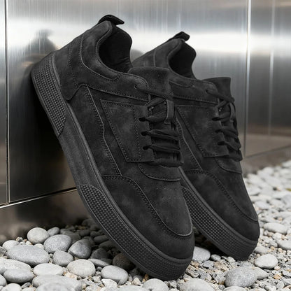 Leder-Freizeitsneaker für Herren – stilvolle Low-Top-Schnürschuhe für den Alltag und die Street-Fashion