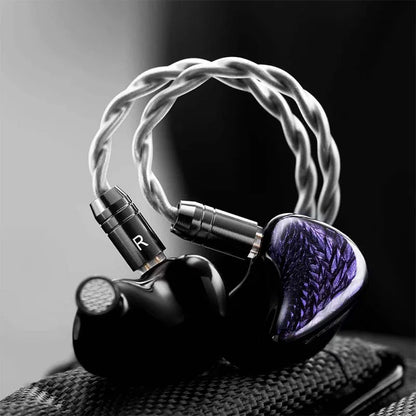 Kinera Celest Wyvern Black Dragon In-Ear HiFi Earphones 10mm LCP Dynamic Drive Music Gaming Earphones 3.5mm Type-C Lightning MIC