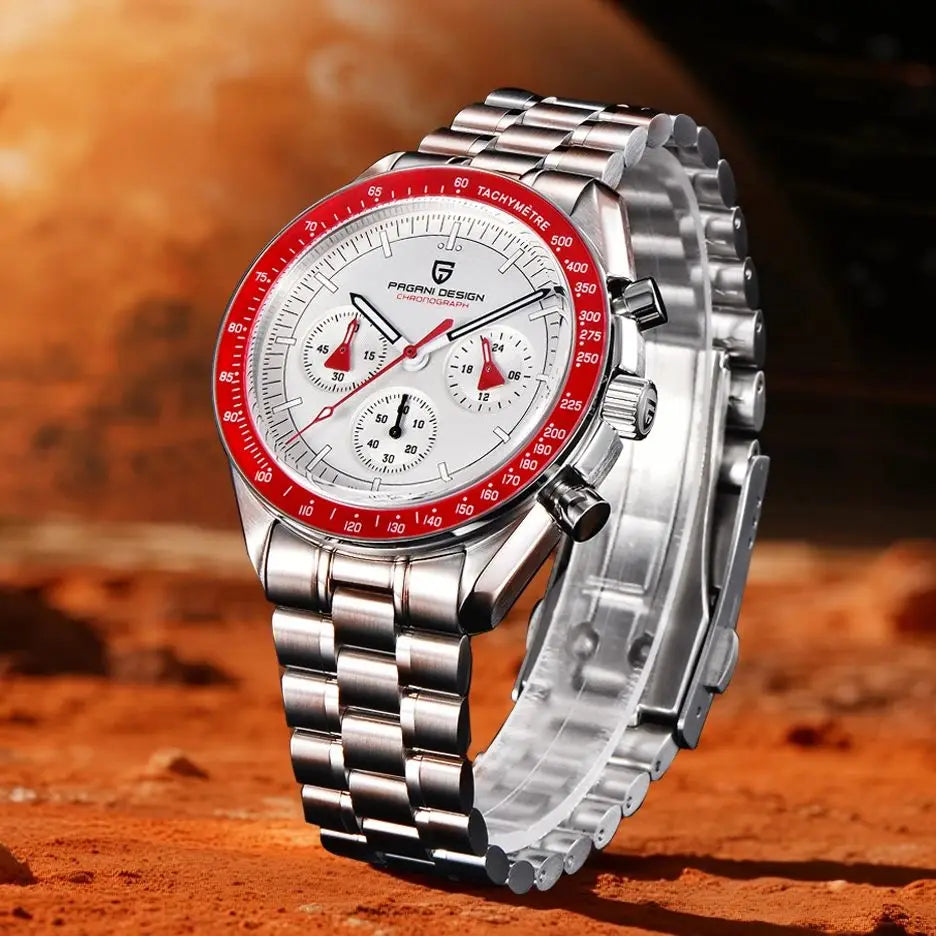 2026 New PAGANI DESIGN AK Project Mars Men's Watches Luxury Quartz Watch Men AR Sapphire Speed Sport Chronograph Automatic Date