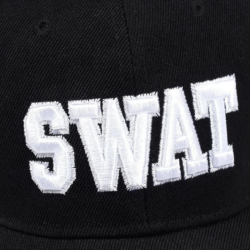 Sports SWAT Fashion Letters Baseball Caps for Men's Women Female Male Sport Visors Snapback Caps Sun Hat Male Gorras