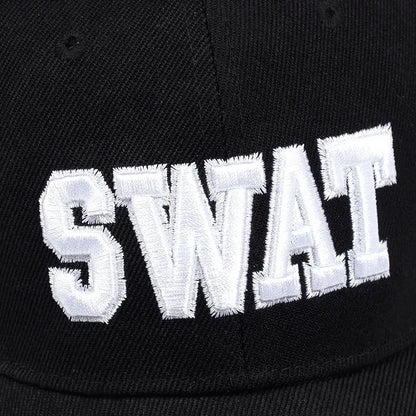 Sports SWAT Fashion Letters Baseball Caps for Men's Women Female Male Sport Visors Snapback Caps Sun Hat Male Gorras