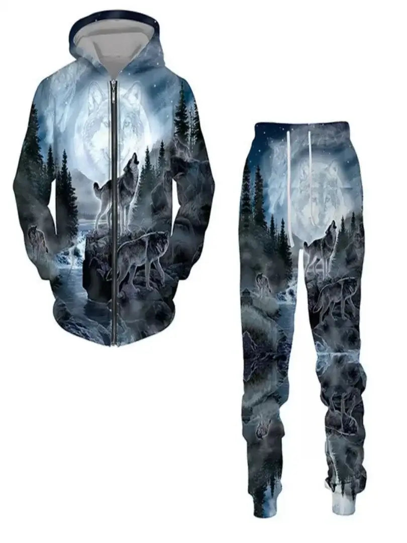 New 3D printed long sleeved hooded sweatshirt set for spring and autumn men's sportswear zipper sweatshirt, produit gaming premium Fraquane, produits de luxe, nouvelle génération, équipement gamer