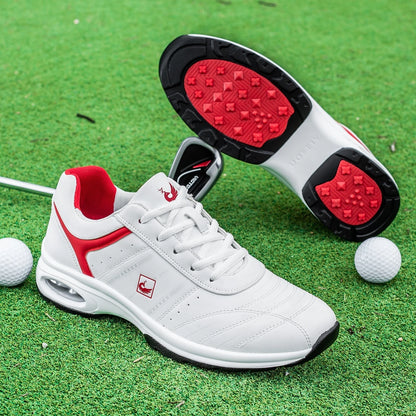 OIMKOI Men Golf Shoes Casual Breathable Waterproof Non-slip Golf Outdoor Training Shoes