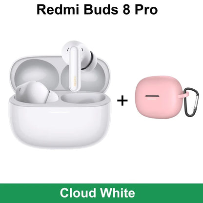 New Xiaomi Redmi Buds 8 Pro Wireless Bluetooth 5.4 Earbuds – 55dB Active Noise Cancelling TWS Earphones with AI Clear Call, 3-Mic System, Hi-Res Audio LDAC, Global Version