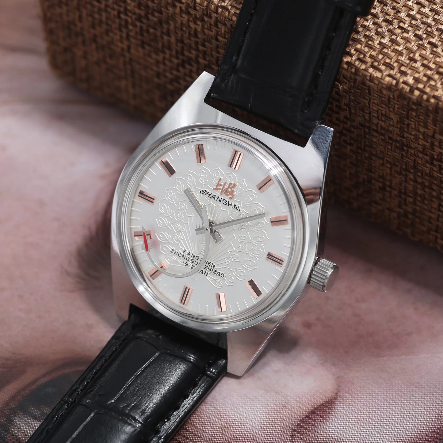 Shanghai 36MM Hand-Wind Mechanical Watch 7120 Waterproof china Watch for Men wholesale