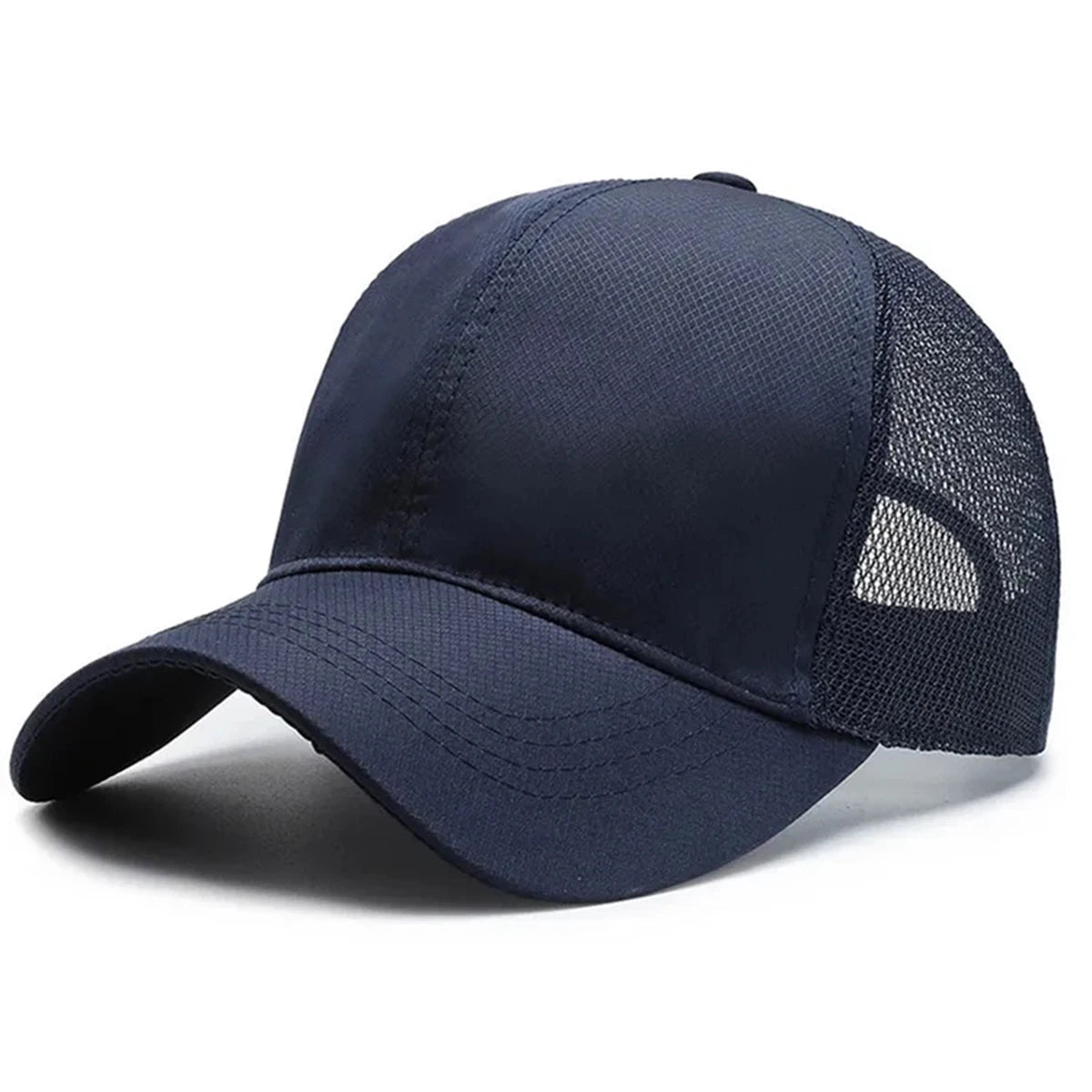 Unisex ensfarvede baseballkasketter til forår og sommer – justerbare fritidshatte til udendørs brug – solbeskyttelseshatte – sportskasketter