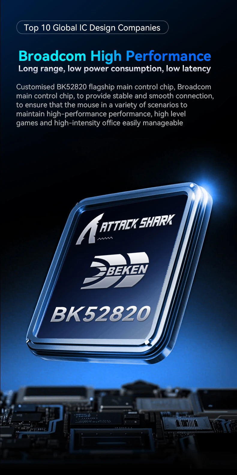 ATTACK SHARK X11 Wireless Gaming Mouse, 22K DPI PAW3311 Tri-Mode Gaming Mouse, Bluetooth 2.4G Wired RGB Lightweight Gaming Mouse