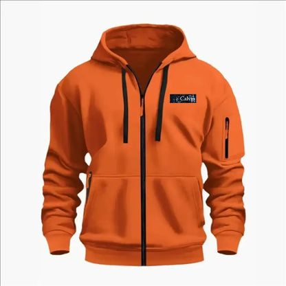 Produit gaming premium Fraquane, Men's Sweatshirts with Zipper Pockets Thin Solid Color Half Tracksuit Casual Outdoor Hooded Tracksuit Long Sleeves Jacket Coats