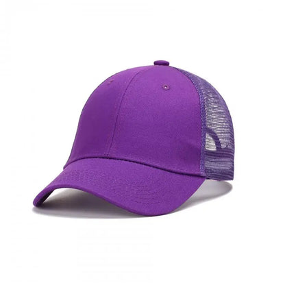 Baseballkasket til mænd og kvinder, sommer, udendørs, camouflage, solhat, åndbar mesh-kasket, ensfarvet, snapback, casquette, benfarvet, til mænd