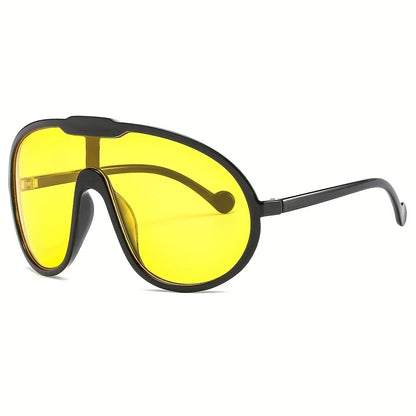 Cycling Oversized Square Sunglasses Women Punk Fashion Big Frame Vintage Sun Glasses Men Shades Retro Gradient Shades UV400