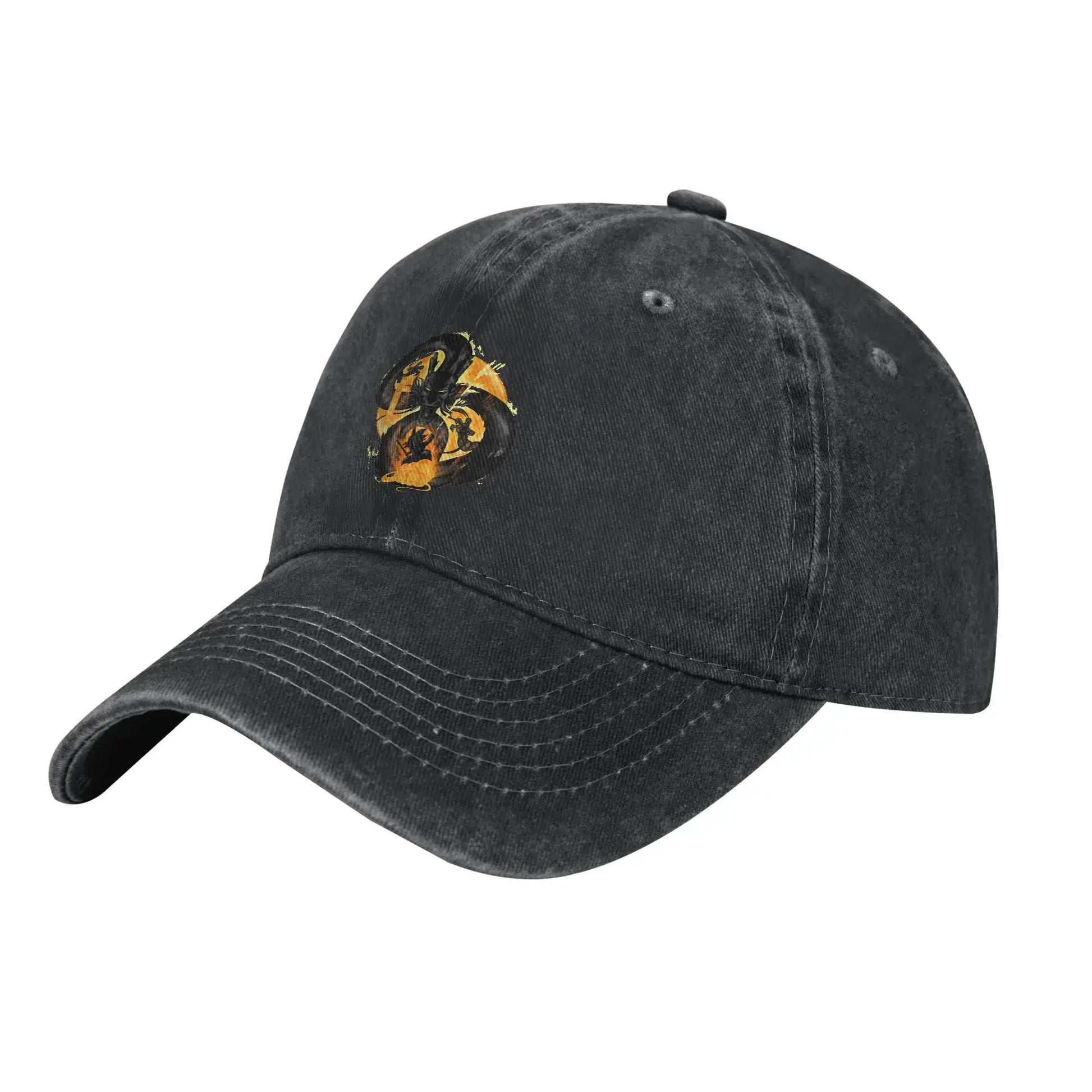 Produit gaming premium Fraquane, produits de luxe, nouvelle génération, équipement gamer Vintage Dragon Ball Z Attack of Shenron Baseball Caps Men Women Distressed Denim Washed Cap Outdoor Running Golf Gift Hats Cap