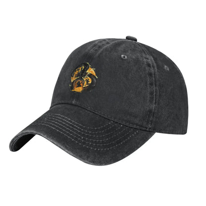 Produit gaming premium Fraquane, produits de luxe, nouvelle génération, équipement gamer Vintage Dragon Ball Z Attack of Shenron Baseball Caps Men Women Distressed Denim Washed Cap Outdoor Running Golf Gift Hats Cap