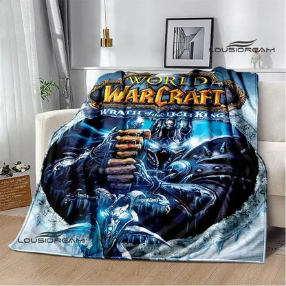 Game World of Warcraft Printed Blanket Picnic blanket Warm Flannel blankets Home bed linings blankets for beds Birthday Gift