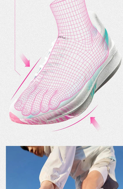 QIAODAN Man Trail Running Shoes 2026 WIND 4 Jogging Sport Shoes GYM Mesh Breathable Athletic Running Sneakers QDB023262298