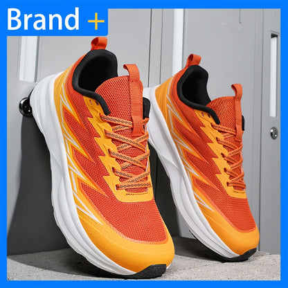 Męskie buty sportowe o szerokim kroju, wygodne, z oddychającą siateczką – buty do ćwiczeń na świeżym powietrzu, uniwersalne buty sportowe do codziennych dojazdów