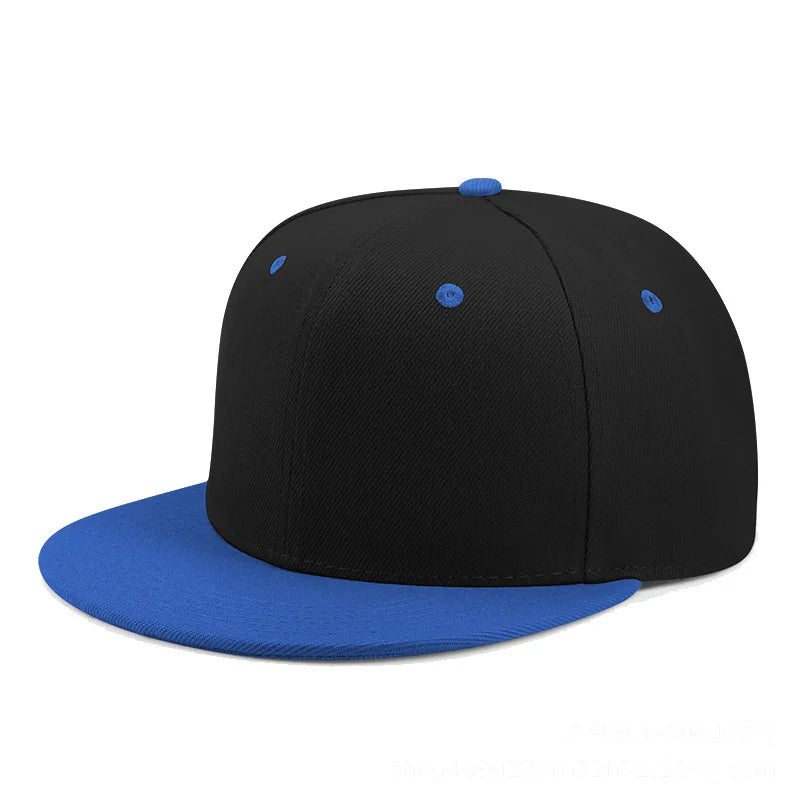 Cappellino da baseball a visiera piatta con logo personalizzato stampato o ricamato, cappellino unisex da esterno, cappellino hip hop "Dad Hat", gorras da uomo, cappellino street snapback
