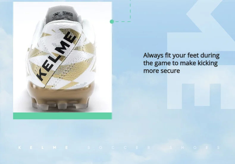 Buty piłkarskie Kelme Mg dla mężczyzn, młodzieżowe buty piłkarskie z krótkimi kolcami, profesjonalne buty do zawodów i treningów, buty piłkarskie dla dziewcząt