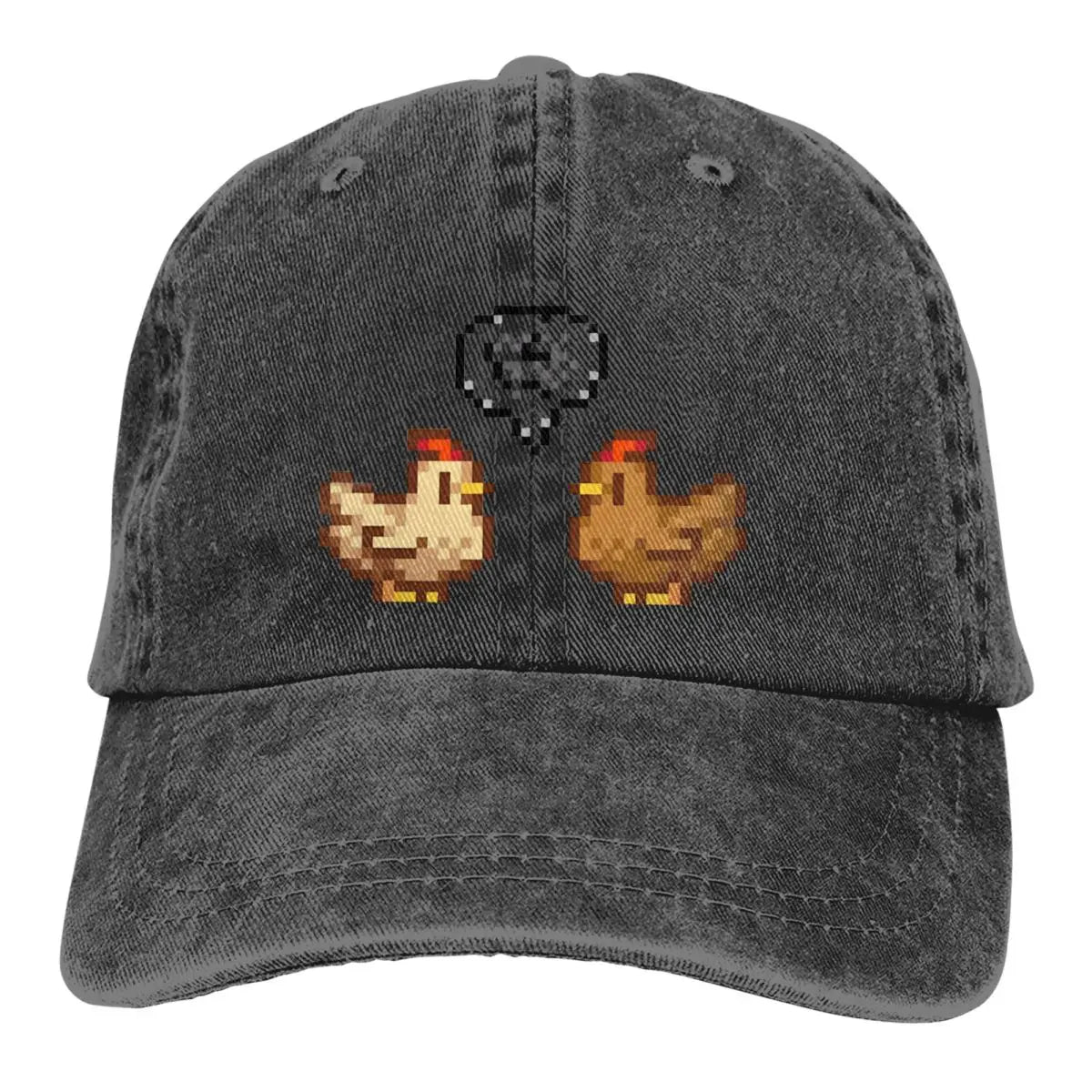 Summer Cap Sun Visor Unhappy Chickens Hip Hop Caps Stardew Valley Game Abigail Sebastian Cowboy Hat Peaked Hats