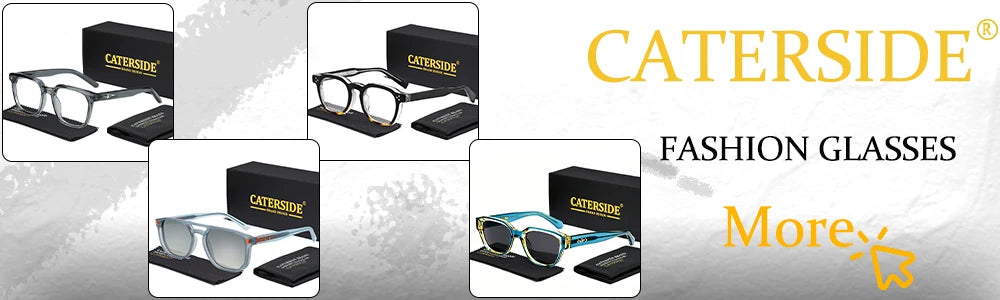 CATERSIDE Polygon Sunglasses Fashion Men Small Frame Gradient Lens Sun Glasses for Summer Beach Party Ideal Choice for Gifts