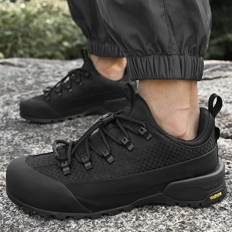 2025 New Hiking Shoes Non-Slip Grip Men's Spring Fall Outdoor Casual Sports Shoes Breathable Comfortable Durable Leisure Sneaker