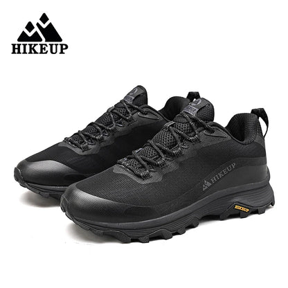 HIKEUP Chaussures de course en plein air pour hommes et femmes, antidérapantes, randonnée, camping, sports de trail, chaussures de sécurité pour hommes, confortables, baskets de trekking