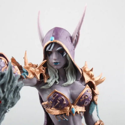 23cm World Of Warcraft Sylvanas Windrunner Action Figures Queen Of The Undead Pvc Model Doll Collection Ornaments Gift For Kids