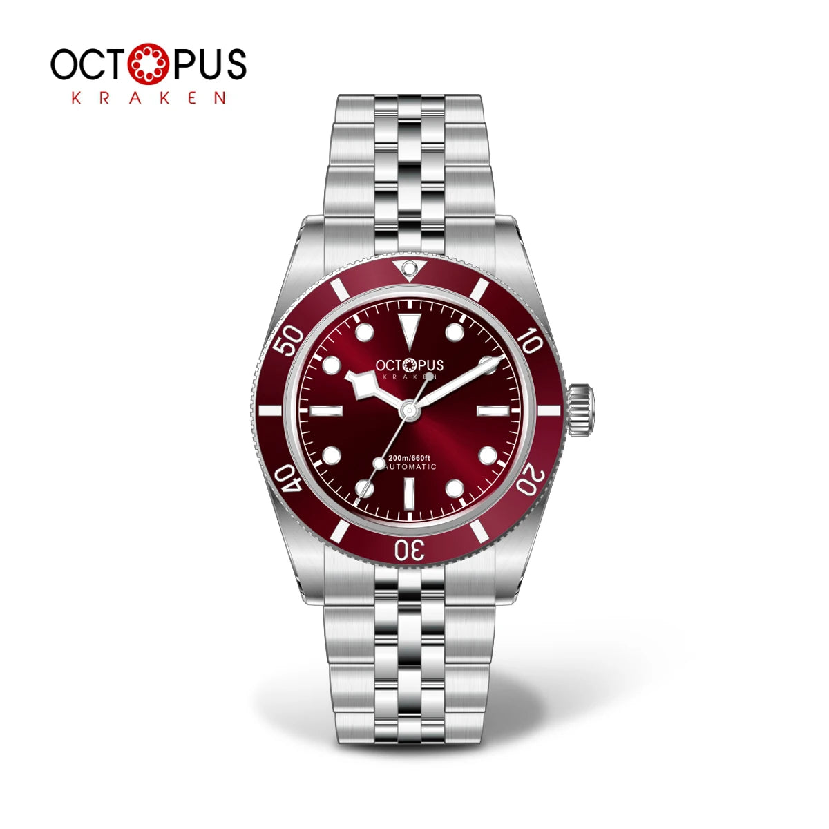 Octopus Kraken 37mm BB54 Men Diver Watch PT5000 Automatic Movement Mechanical Watches Luminous Sapphire Waterproof 200m OCT-0025