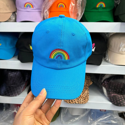 Unisex Baseball Cap Rainbow Embroidery Sports Hats Fashion Hat Cap For Men Women Streetwear Dad Hats