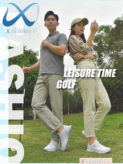 Hot Sale Waterproof Golf Shoes Unisex Outdoor Non-Slip Golf Sneakers Men Luxury Comfortable Golfer Footwear Women Walking Shoes