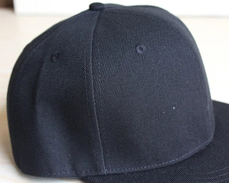 Powiększona, pogłębiona czapka typu snapback w rozmiarze XxxxL 65 cm, całkowicie zamknięta, dla mężczyzn i kobiet, z płaskim daszkiem, czapka hip-hopowa, dopasowana, letnia czapka baseballowa typu snapback