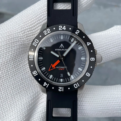 STEELFLIER SF793 NEW Automatic Mechanical Luxury Wristwatch NH34 Movement Synthetic Sapphire 20Bar Waterproof Men Luminous Watch