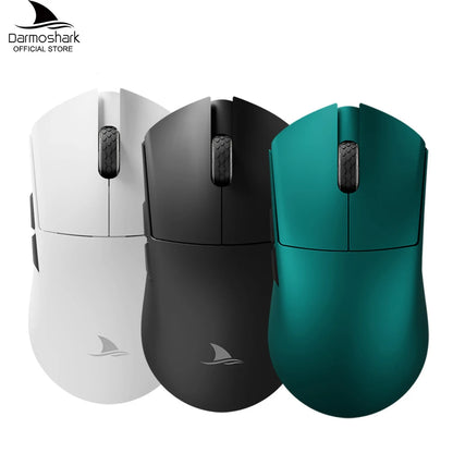 Souris gaming sans fil Darmoshark M3 V2 Tri-Mode 8K, capteur PAW3395, 26K DPI – Souris gaming ultra-légère pour PC et ordinateur portable