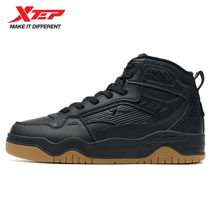 Sapatilhas Xtep Cutton para homem, estilo urbano, com amortecimento, macias, resistentes, envolvente, com rebote, para lazer e atividades ao ar livre, 875319370003