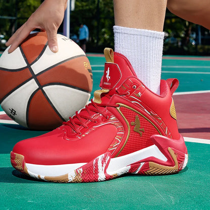 Chaussures de basket-ball pour hommes, respirantes, avec amorti, antidérapantes, résistantes à l'usure, chaussures de course, chaussures de sport pour la salle de sport, baskets de basket-ball pour hommes.