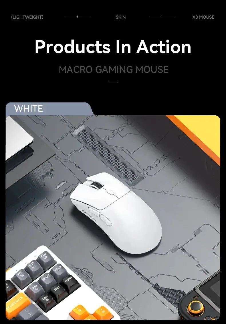 ATTACK SHARK R1 59g Ultra-Light Mouse with PAW3311, 18000 DPI, 400 IPS, 40G, 1000Hz, Tri-Mode, Broadcom BK3633 Master, 20 Million Times