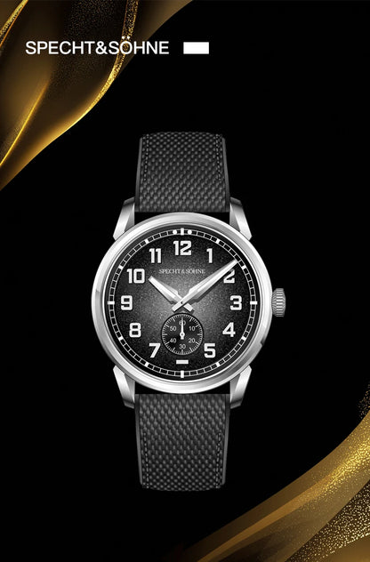 Specht & Söhne New Automatic Mechanical Wristwatches For Men Japan C3 Luminous Sapphire Crystal Sports Watch ﻿5Bar Waterproof