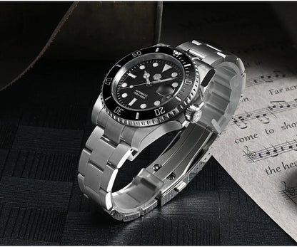 San Martin Upgraded Version 40mm Water Ghost Diver Watch Men Luxury Automatic Mechanical Watches Sapphire Waterproof 200m SN0017