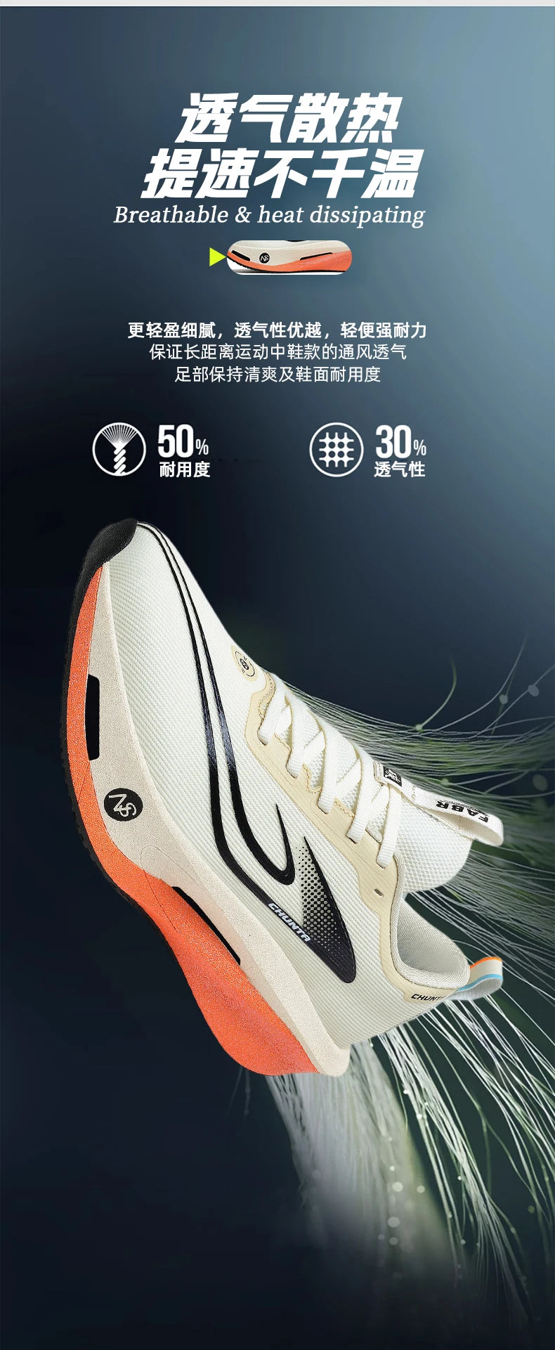 Zapatillas de running con placa de carbono para maratón, deportivas, transpirables, ligeras, cómodas y antideslizantes para hombre y mujer
