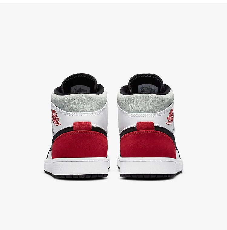 Nike Original Air Jordan 1 AJ1 Herren-Mid-Top, gedämpfter Sport-Basketballschuh 852542-100