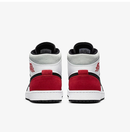 Nike Original Air Jordan 1 AJ1 Herren-Mid-Top, gedämpfter Sport-Basketballschuh 852542-100
