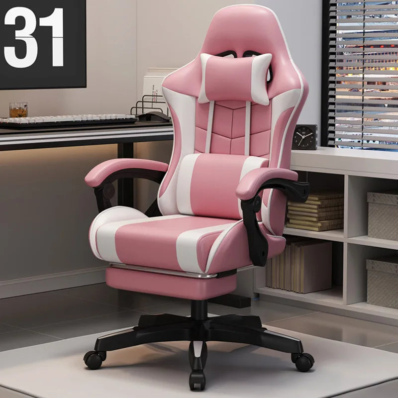 Sponge Esports Gaming Chair Internet Cafe Computer Chair Reclining Office Chair with Comfortable Rotating Design, Ergonomic Home Gaming Seat
