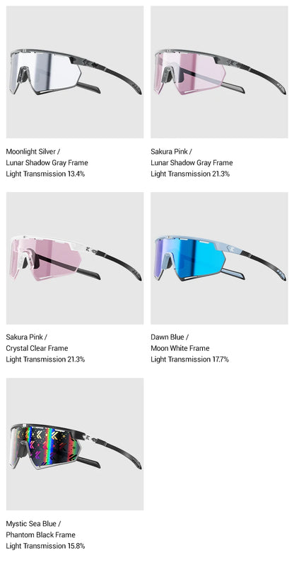 Kapvoe Real Carbon Fiber Cycling Glasses Sunglasses for Men Lightweight Photochromic UV400 MTB Bike Bicycle Sports Eyewear
