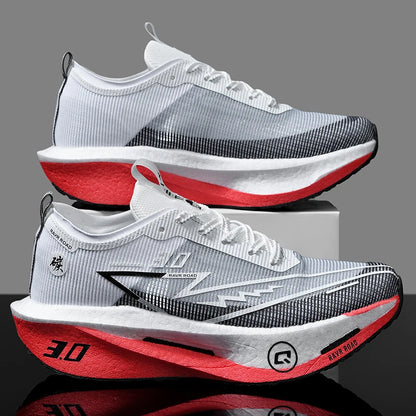 Herresneakers i mesh – komfortable tennissko til mænd – løbesko med Carbon Board 3.0-støddæmpning – til sportstræning og jogging – specialdesignede joggesko