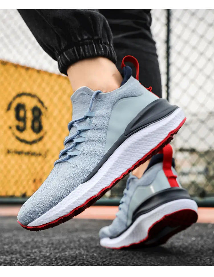 NEW Mijia Sport Shoes 4 Lightweight Ventilate Elastic Knitting Leisure Shoes Breathable Non Slip Sneaker Running Trainer Sneaker