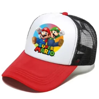 Casquettes de baseball décontractées Mario, casquettes universelles en polyester, articles pour enfants et chauffeurs routiers, casquettes ajustables pour adultes, accessoires d'anime