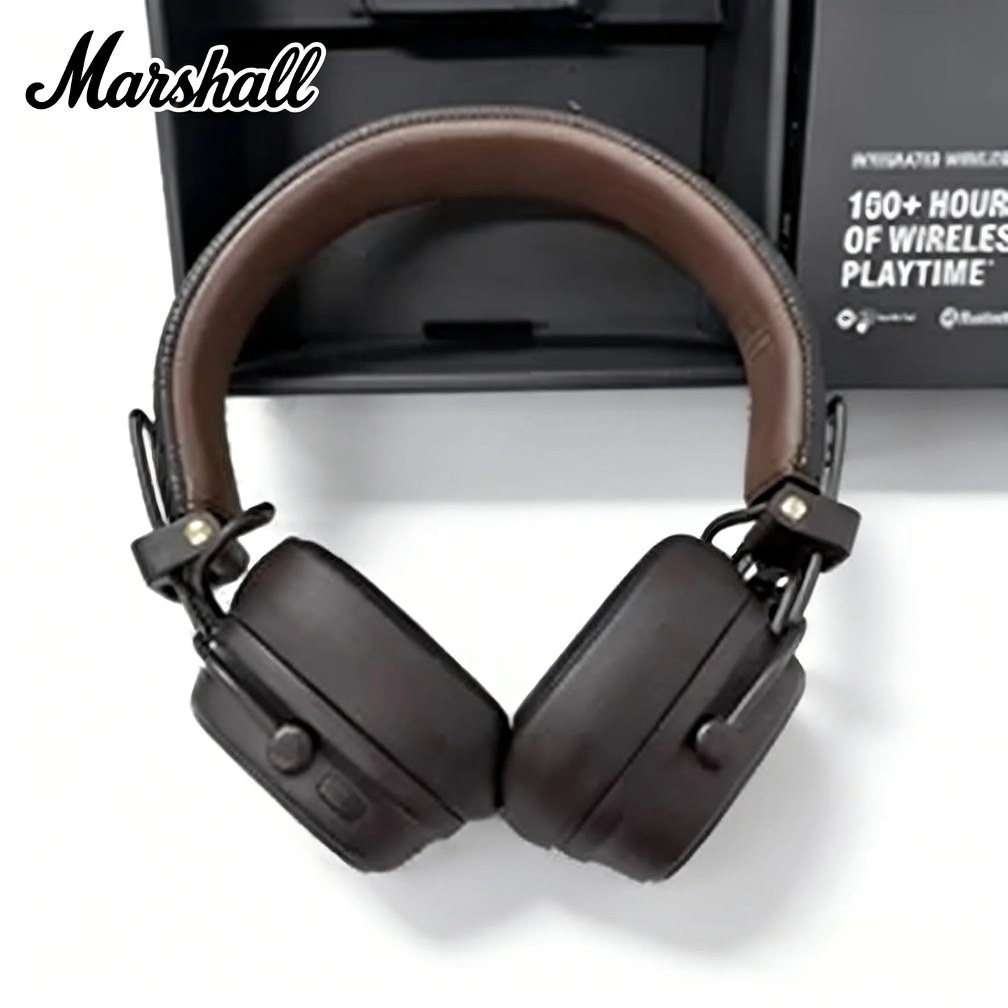 Marshall Major V On-Ear Bluetooth Headphones – Wireless Deep Bass Foldable Headset with Microphone for Sports, Gaming & Everyday Use