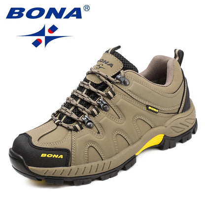 BONA novi klasični stil muške planinarske cipele na vezanje, muške sportske cipele za outdoor trčanje, trekking tenisice