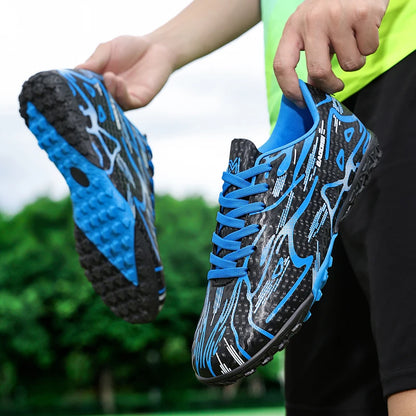 Nouveaux hommes chaussures de Football Sport formation bottes de Football doux ultraléger respirant professionnel baskets unisexe herbe crampons Match