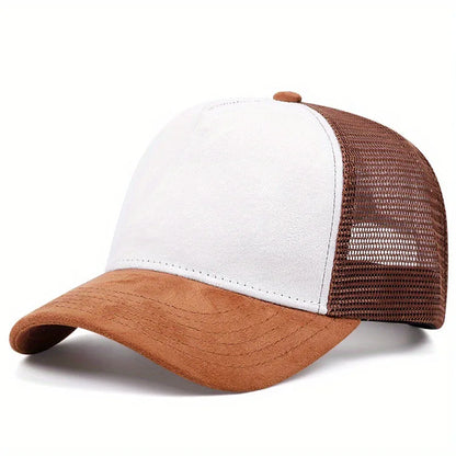 Unisex Mesh Baseball Cap for Men Outdoor Ports Adjustable Trucker Caps Fashion Curved Dad Cap Men Women Casual Breathable Sunhat
